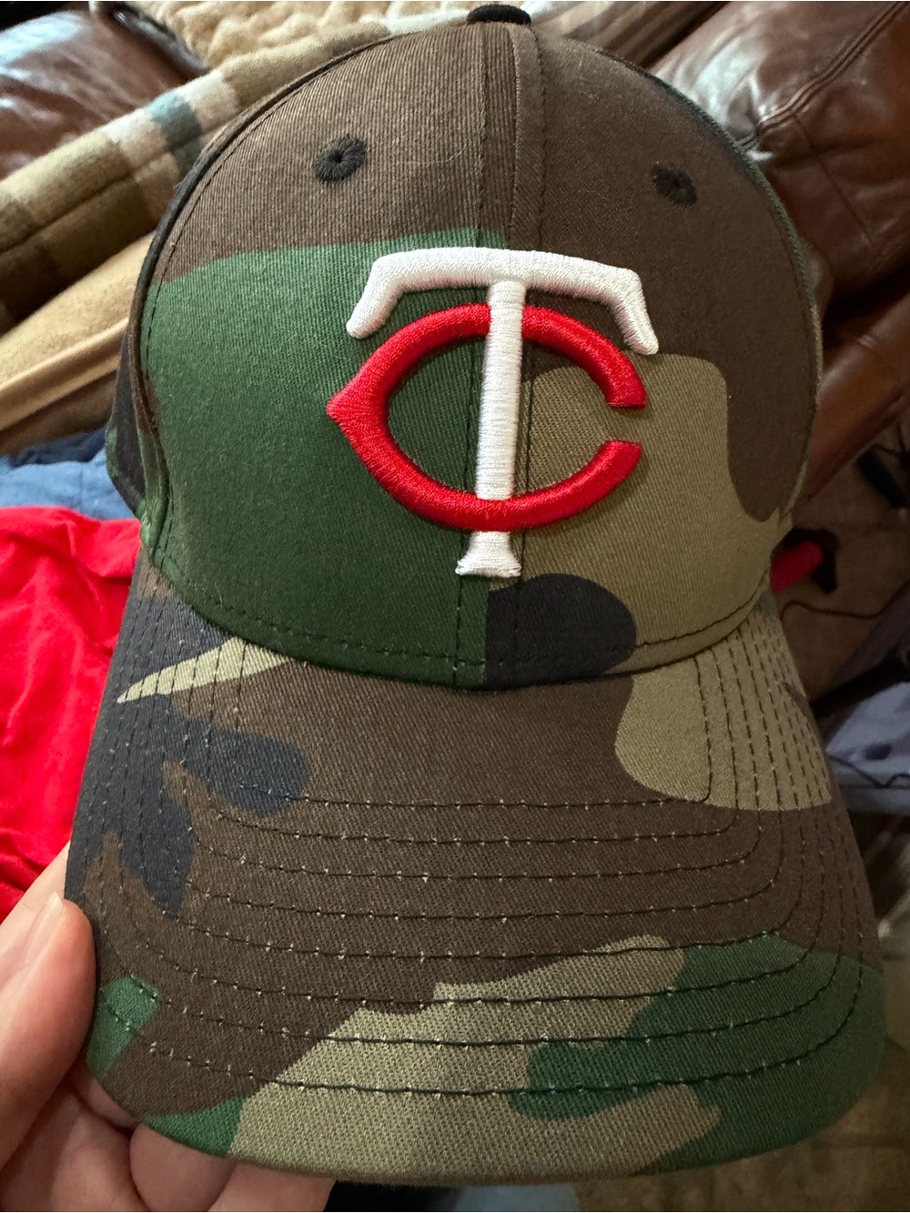 New Era Minnesota Twins Camo 9FORTY Adjustable Snapback Hat